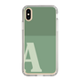 Slim Protection Case［ Original - initial two tone - A green ］