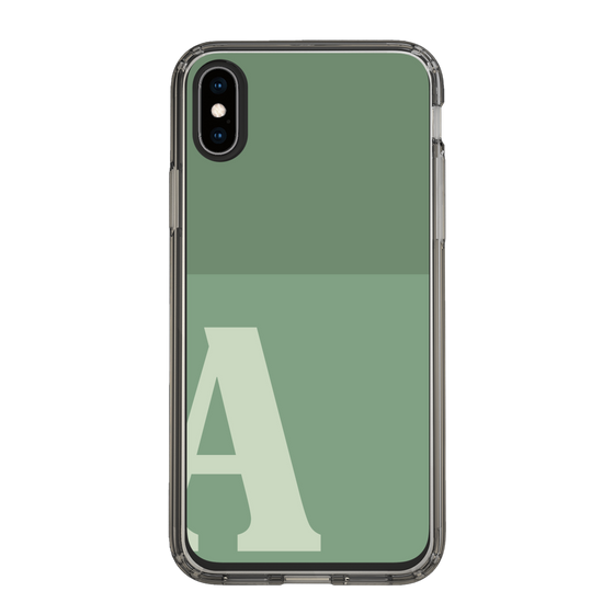 Slim Protection Case［ Original - initial two tone - A green ］