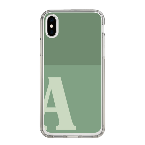 Slim Protection Case［ Original - initial two tone - A green ］