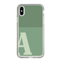 Slim Protection Case［ Original - initial two tone - A green ］