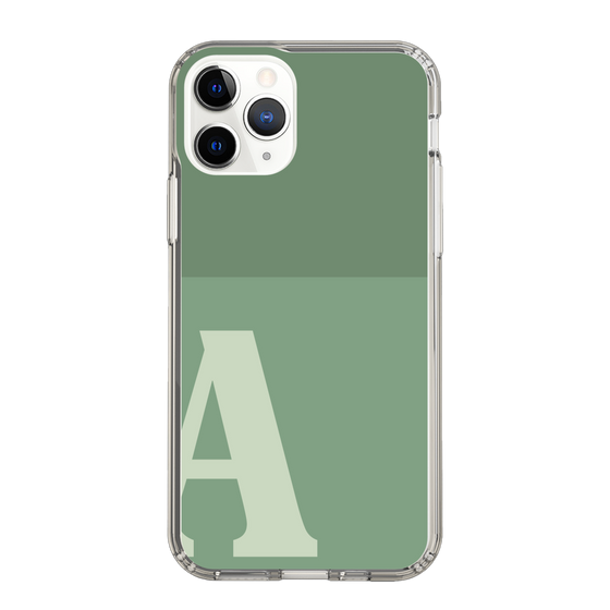 Slim Protection Case［ Original - initial two tone - A green ］