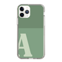 Slim Protection Case［ Original - initial two tone - A green ］