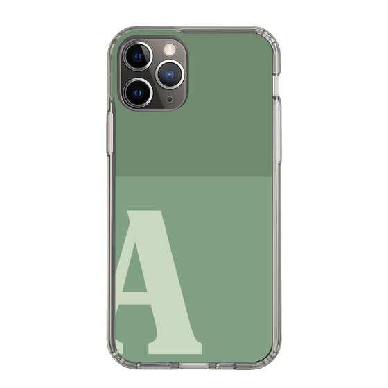 Slim Protection Case［ Original - initial two tone - A green ］