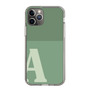 Slim Protection Case［ Original - initial two tone - A green ］