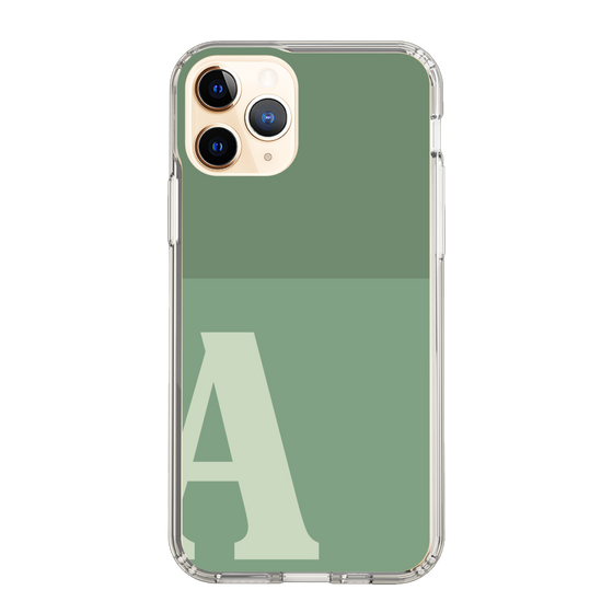Slim Protection Case［ Original - initial two tone - A green ］