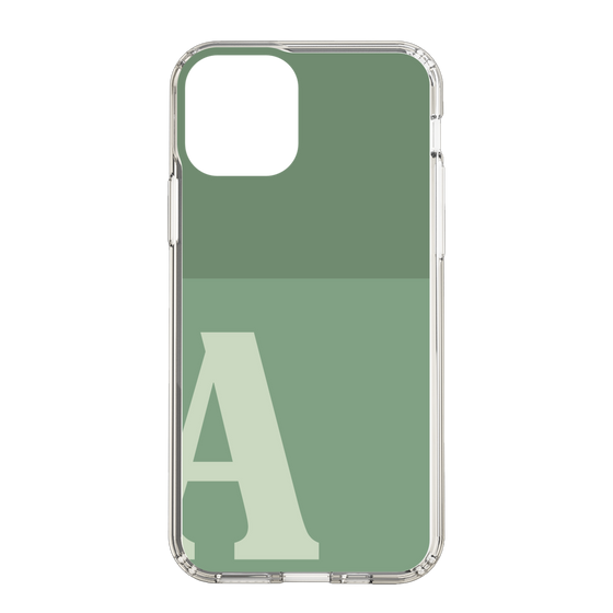 Slim Protection Case［ Original - initial two tone - A green ］