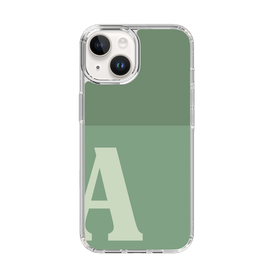 Slim Protection Case［ Original - initial two tone - A green ］