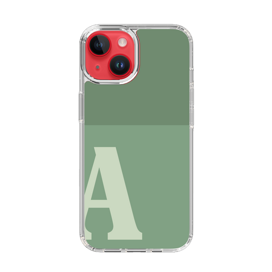 Slim Protection Case［ Original - initial two tone - A green ］