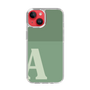 Slim Protection Case［ Original - initial two tone - A green ］