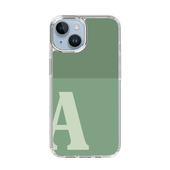 Slim Protection Case［ Original - initial two tone - A green ］