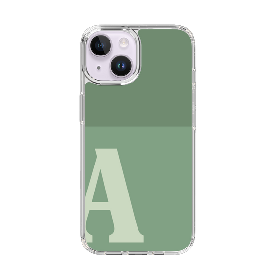 Slim Protection Case［ Original - initial two tone - A green ］