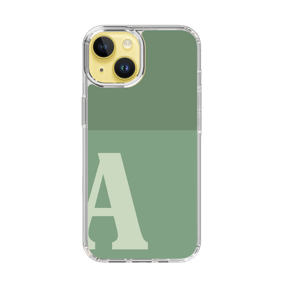 Slim Protection Case［ Original - initial two tone - A green ］