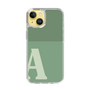 Slim Protection Case［ Original - initial two tone - A green ］