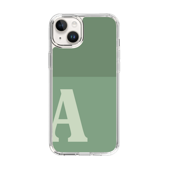 Slim Protection Case［ Original - initial two tone - A green ］