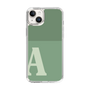 Slim Protection Case［ Original - initial two tone - A green ］