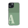 Slim Protection Case［ Original - initial two tone - A green ］