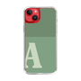 Slim Protection Case［ Original - initial two tone - A green ］