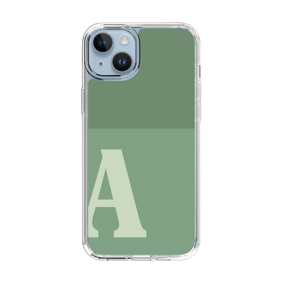 Slim Protection Case［ Original - initial two tone - A green ］