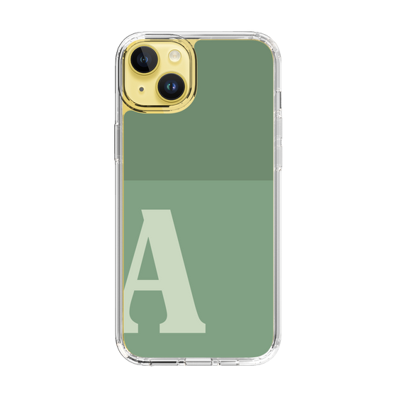 Slim Protection Case［ Original - initial two tone - A green ］