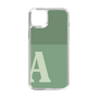 Slim Protection Case［ Original - initial two tone - A green ］