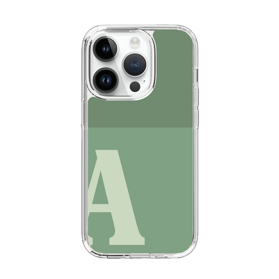 Slim Protection Case［ Original - initial two tone - A green ］