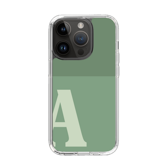 Slim Protection Case［ Original - initial two tone - A green ］