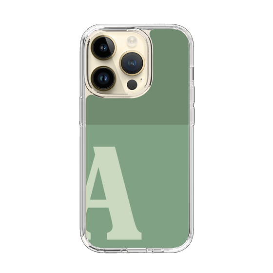 Slim Protection Case［ Original - initial two tone - A green ］