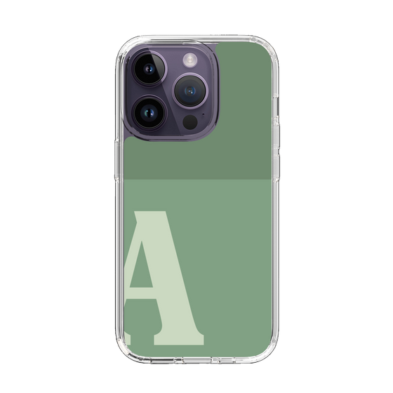 Slim Protection Case［ Original - initial two tone - A green ］