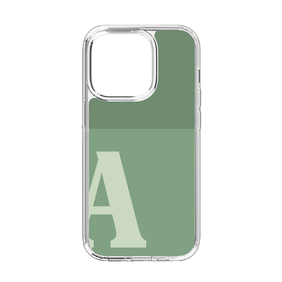 Slim Protection Case［ Original - initial two tone - A green ］