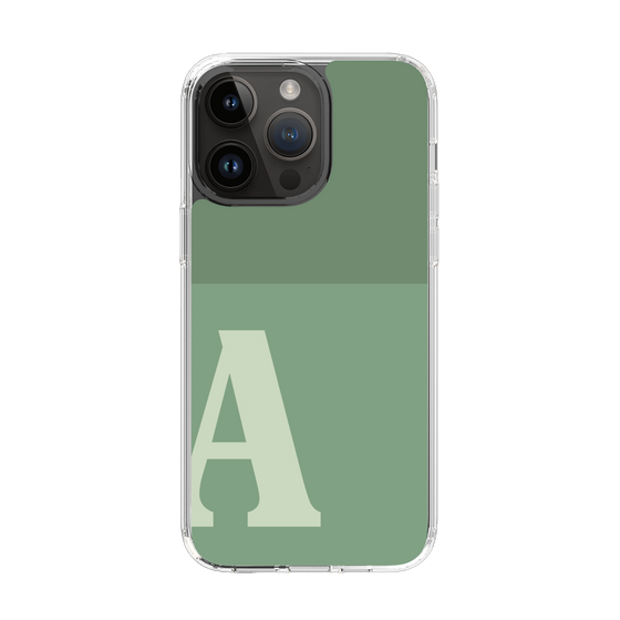 Slim Protection Case［ Original - initial two tone - A green ］