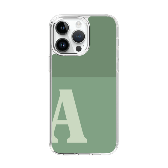 Slim Protection Case［ Original - initial two tone - A green ］