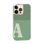 Slim Protection Case［ Original - initial two tone - A green ］