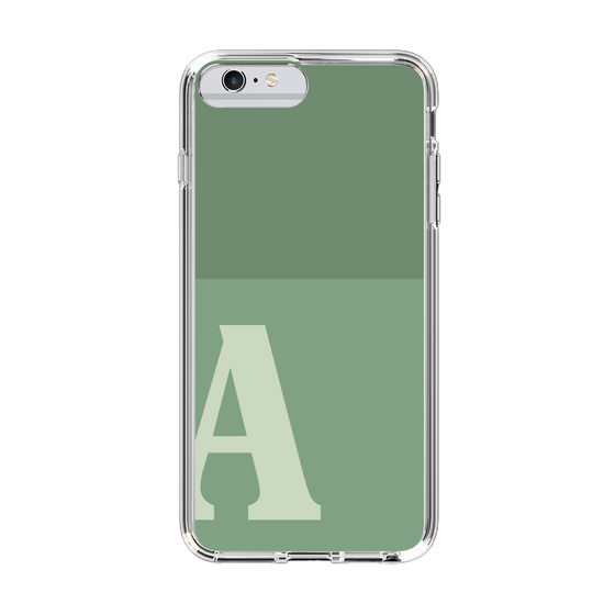 Slim Protection Case［ Original - initial two tone - A green ］