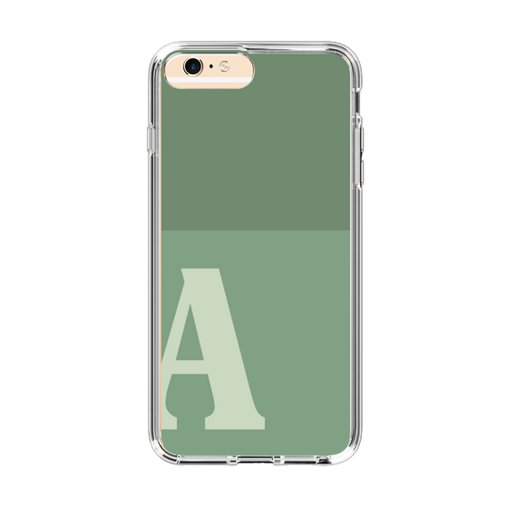 Slim Protection Case［ Original - initial two tone - A green ］