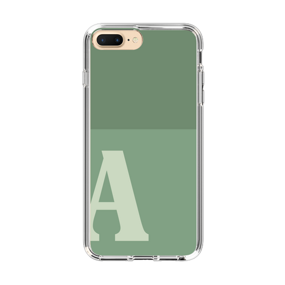 Slim Protection Case［ Original - initial two tone - A green ］