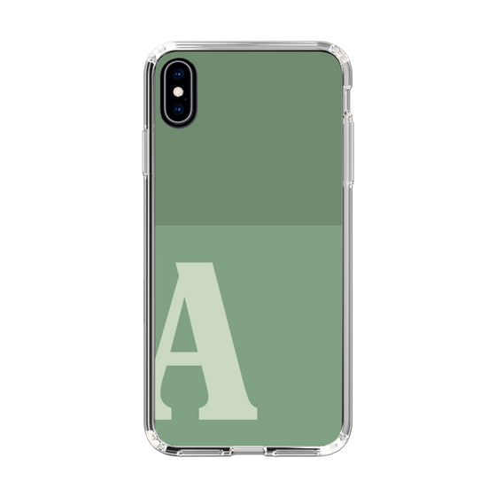 Slim Protection Case［ Original - initial two tone - A green ］