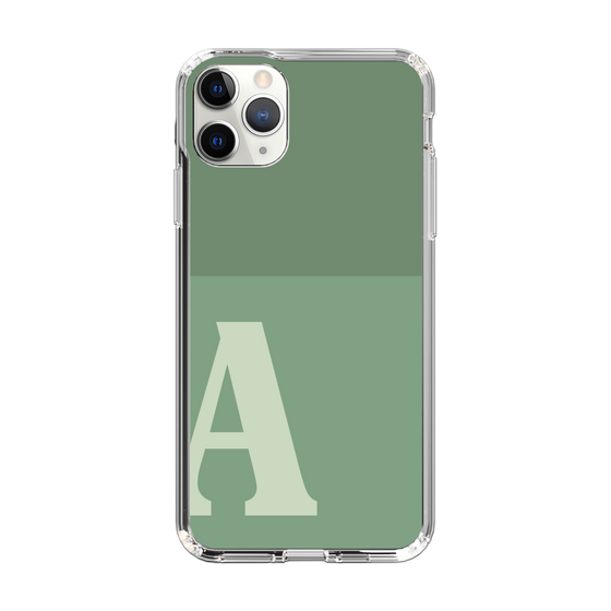Slim Protection Case［ Original - initial two tone - A green ］