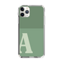 Slim Protection Case［ Original - initial two tone - A green ］