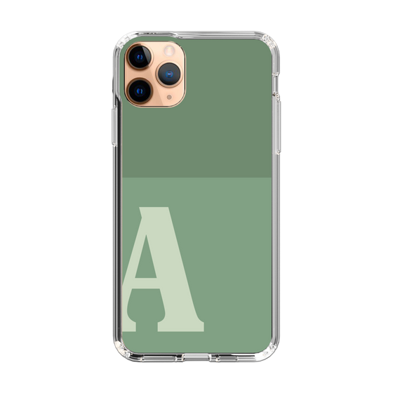 Slim Protection Case［ Original - initial two tone - A green ］