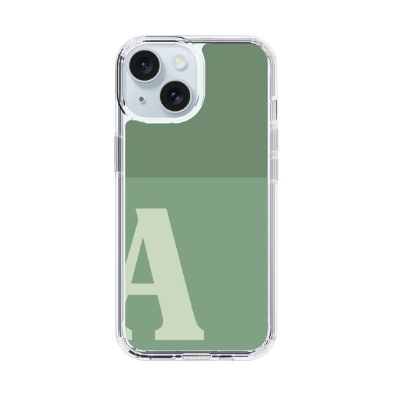 Slim Protection Case［ Original - initial two tone - A green ］