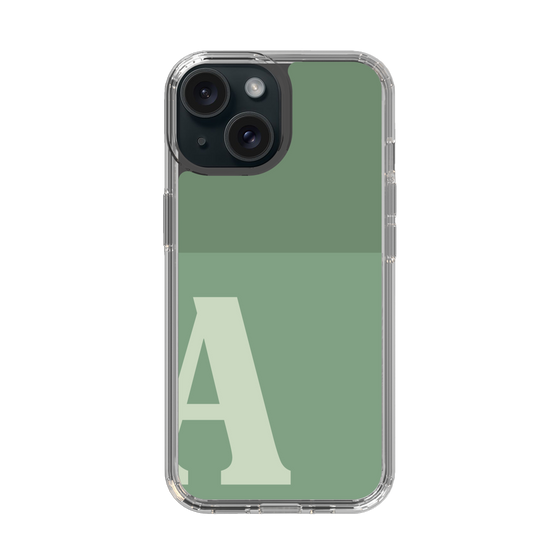 Slim Protection Case［ Original - initial two tone - A green ］