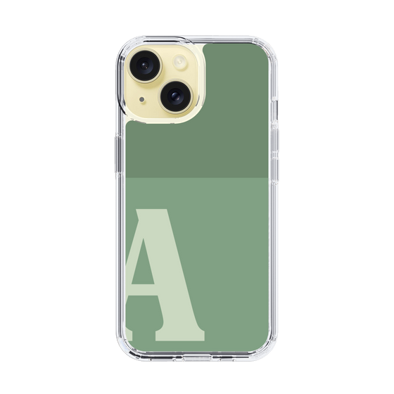 Slim Protection Case［ Original - initial two tone - A green ］