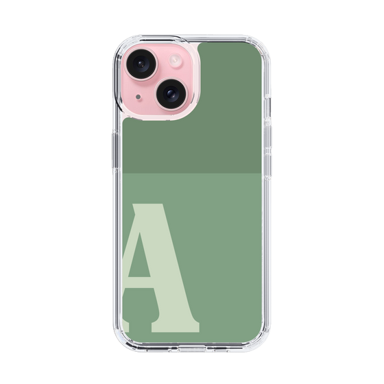 Slim Protection Case［ Original - initial two tone - A green ］