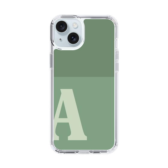 Slim Protection Case［ Original - initial two tone - A green ］