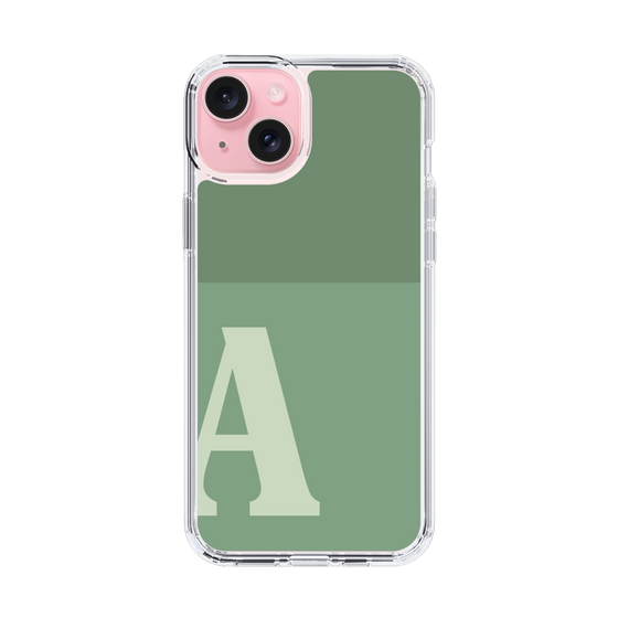 Slim Protection Case［ Original - initial two tone - A green ］