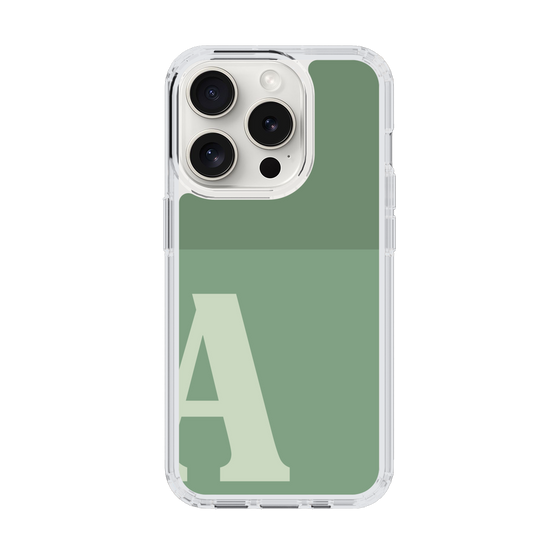 Slim Protection Case［ Original - initial two tone - A green ］