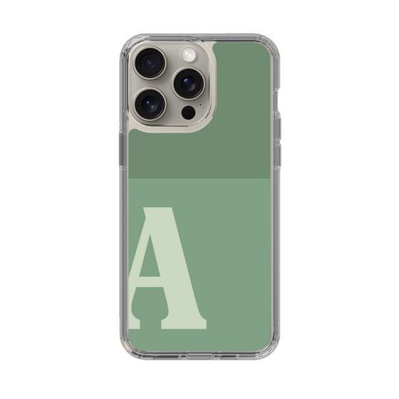 Slim Protection Case［ Original - initial two tone - A green ］