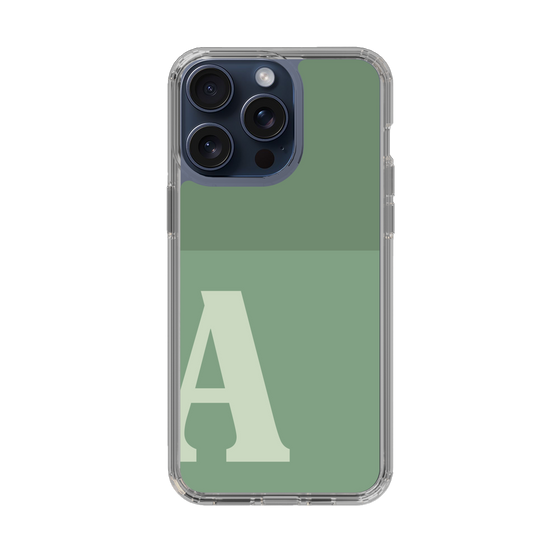 Slim Protection Case［ Original - initial two tone - A green ］