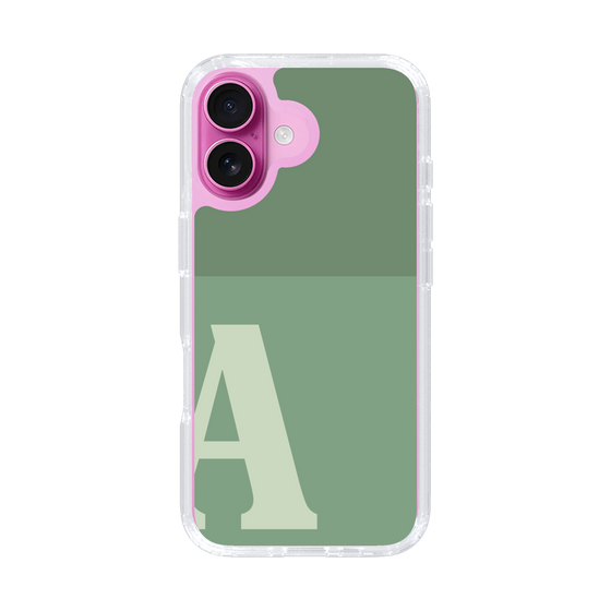 Slim Protection Case［ オリジナル - initial two tone - A green ］