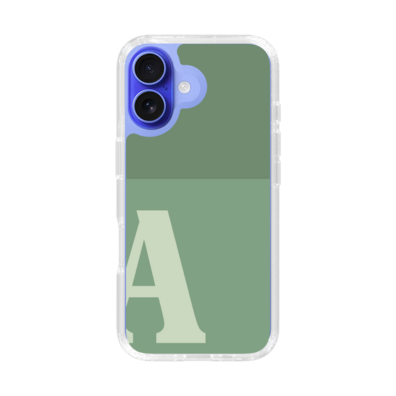 Slim Protection Case［ オリジナル - initial two tone - A green ］